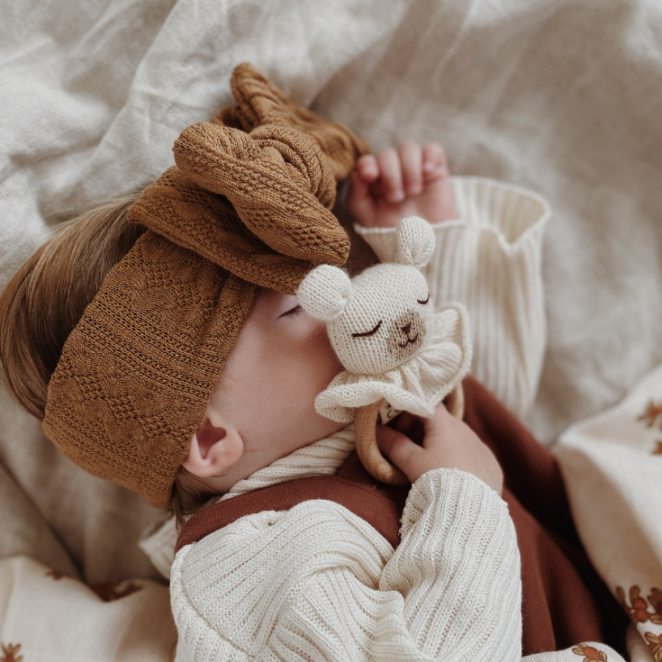 Main Sauvage Teething Ring - Polar Bear