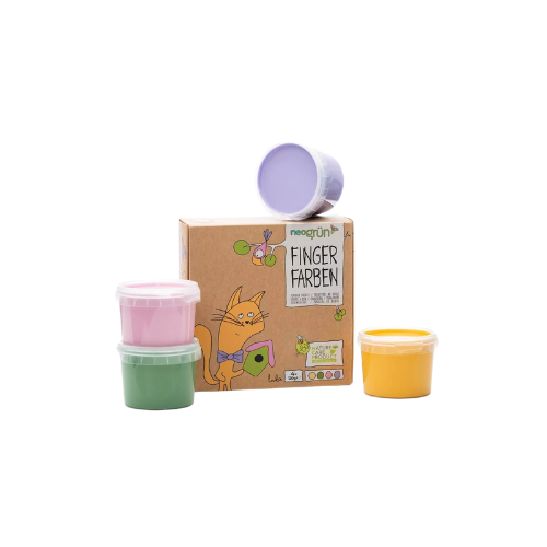 neoGRÜN 4-Pack Vegan Finger Paint - Luka
