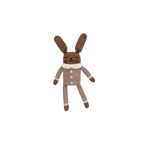 Main Sauvage Bunny Knit Toy - Oat Jumpsuit