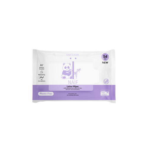 Naïf Care Plastic-Free Baby Wipes - 54pcs.
