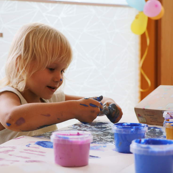 neoGRÜN 4-Pack Vegan Crystal Finger Paint - Mika