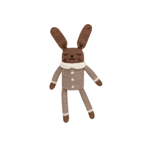 Main Sauvage Bunny Knit Toy - Oat Jumpsuit