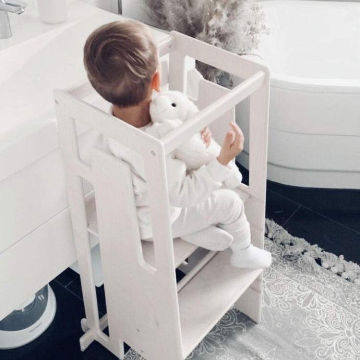 Tuki® Learning Tower - Whitewash