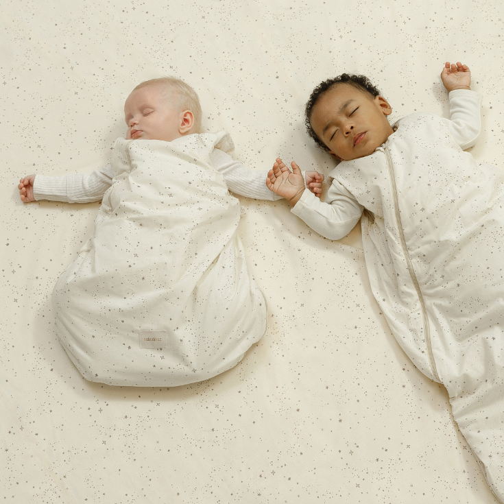 Nobodinoz Stories Cocoon mid-warm sleeping bag - Natural Milky Way