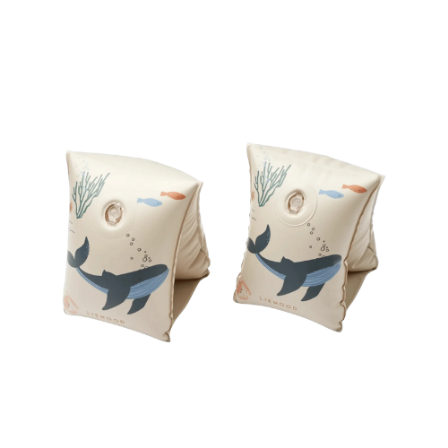 Liewood Shirley Printed Swim Wings 2-pack - Sea Creature / Sandy