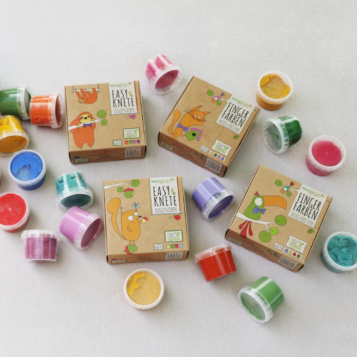 neoGRÜN 4-Pack Vegan Easy Clay - Loki
