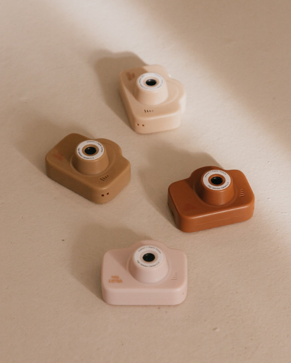 Mrs. Ertha Cam Cam - My First Digital Camera - Ivory - Animal Spots