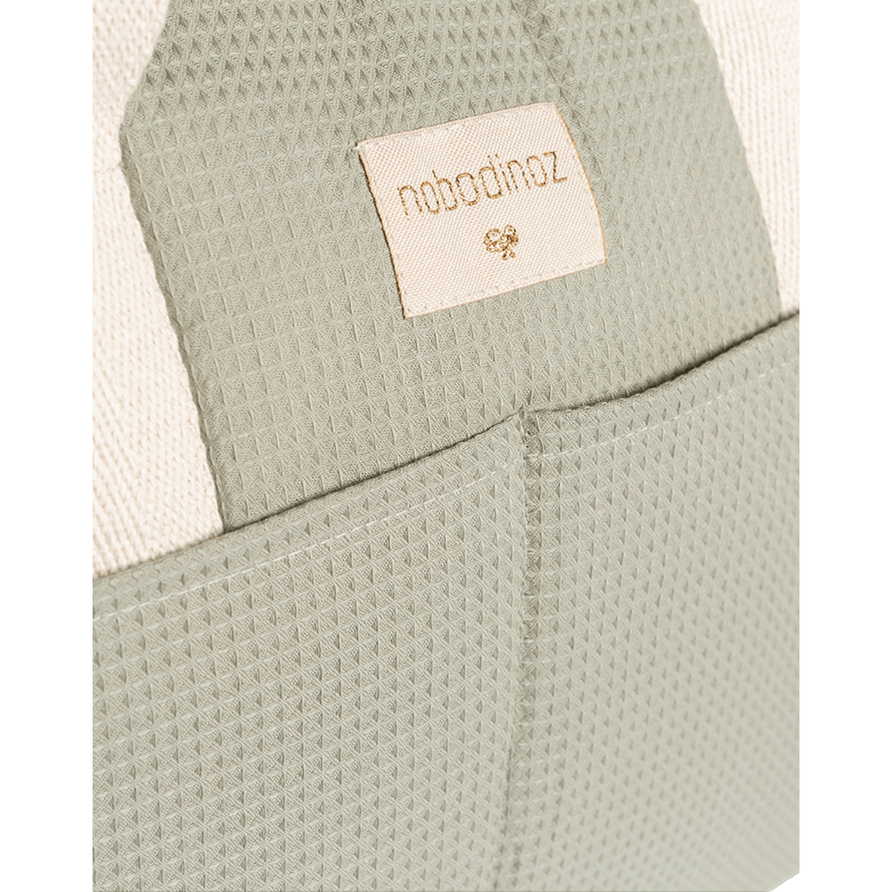 Nobodinoz - Nursery & Diaper Bags - Gala Waterproof Changing Bag - Laurel Green - Tummy Time