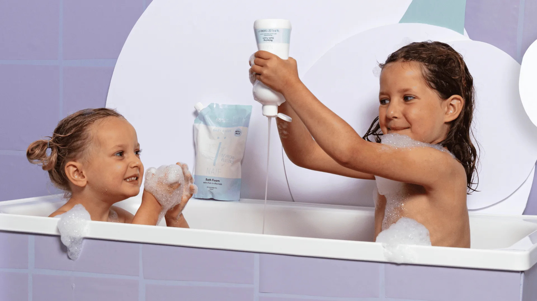 Naïf Care Baby & Kids Relaxing Bath Foam - 500ml