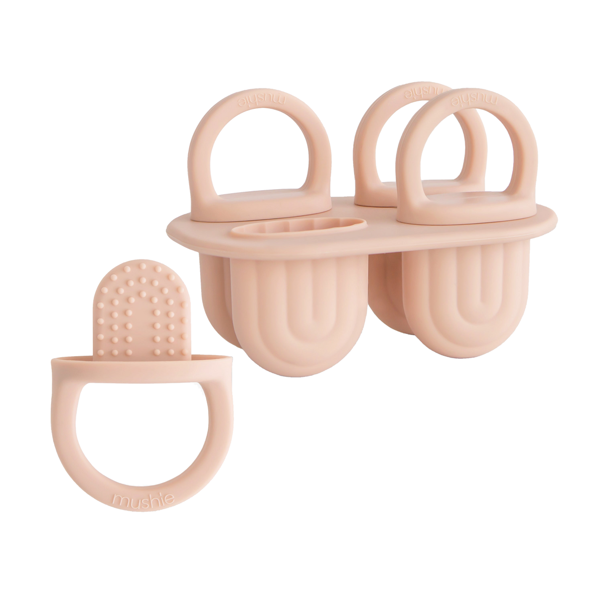 Mushie Toddler Ice Pop Tray in Blush