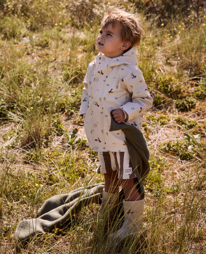 Fresk Raincoat - Rabbit Sandshell