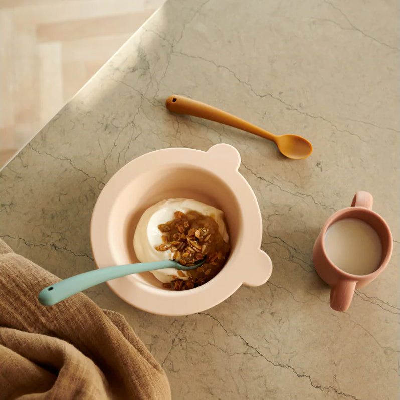 4-Pack Siv Feeding Spoon - Blue Multi Mix