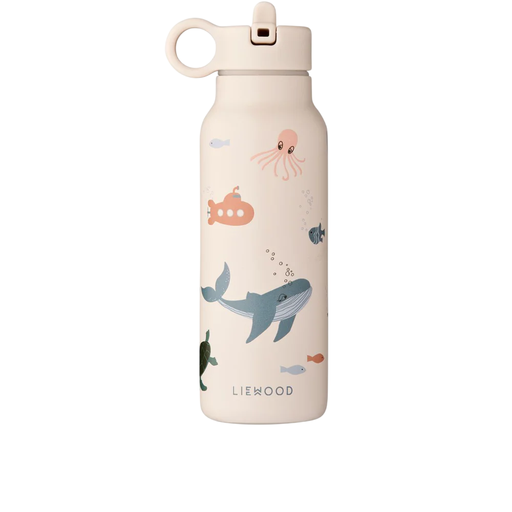 Falk Wasserflasche 350 ml – Meerestier / Sandig