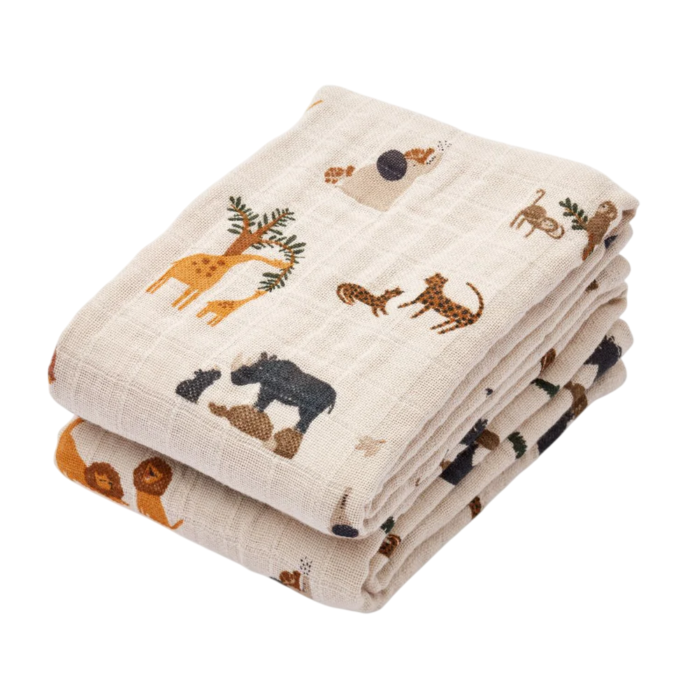 Lot de 2 langes Lewis - All together / Sandy