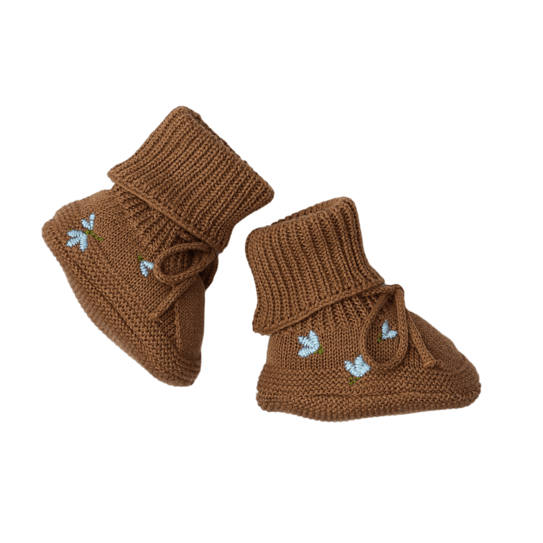 Saga Copenhagen - Baby Footwear - Baby Booties - Tahin - Tummy Time