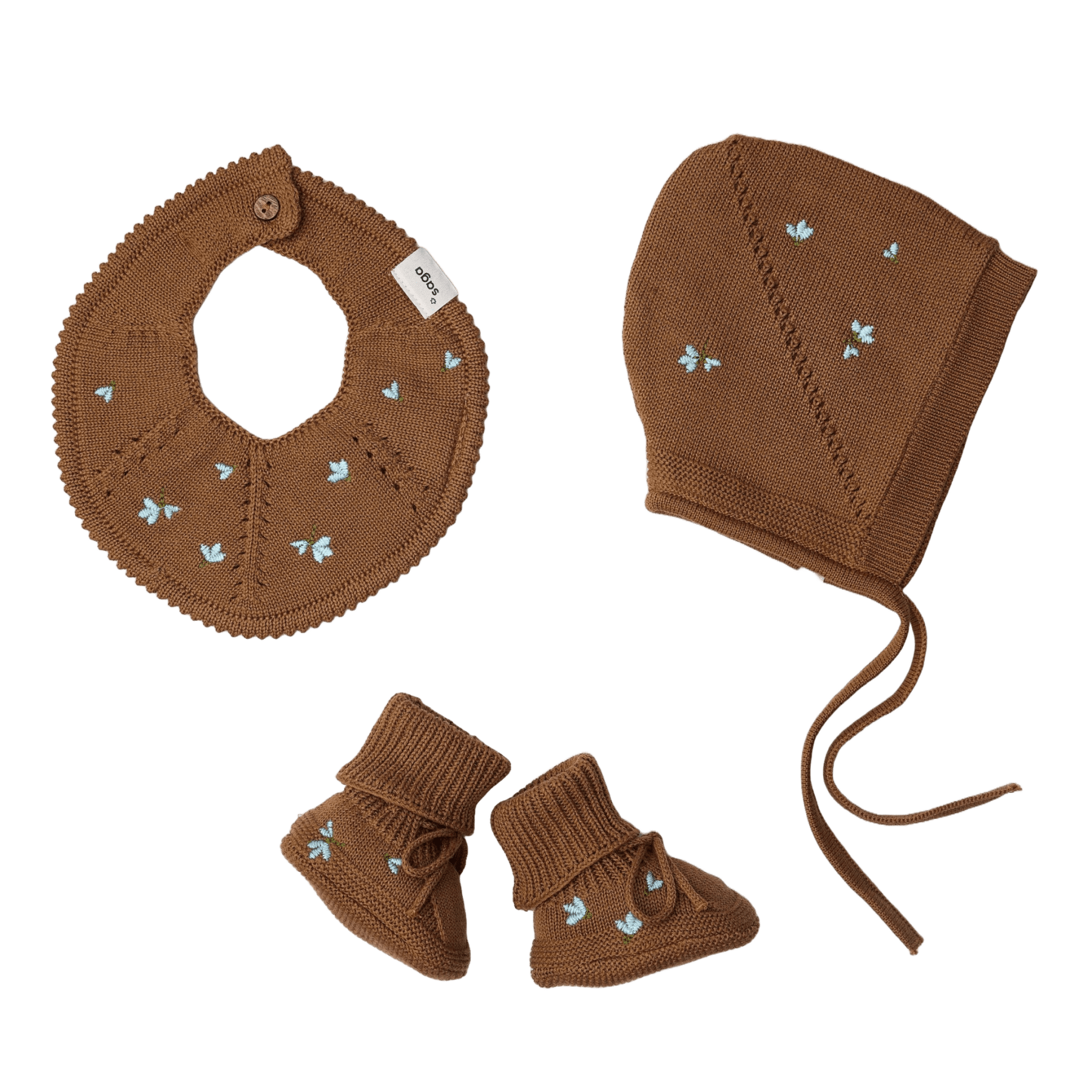 Saga Copenhagen - Baby Footwear - Baby Booties - Tahin - Tummy Time