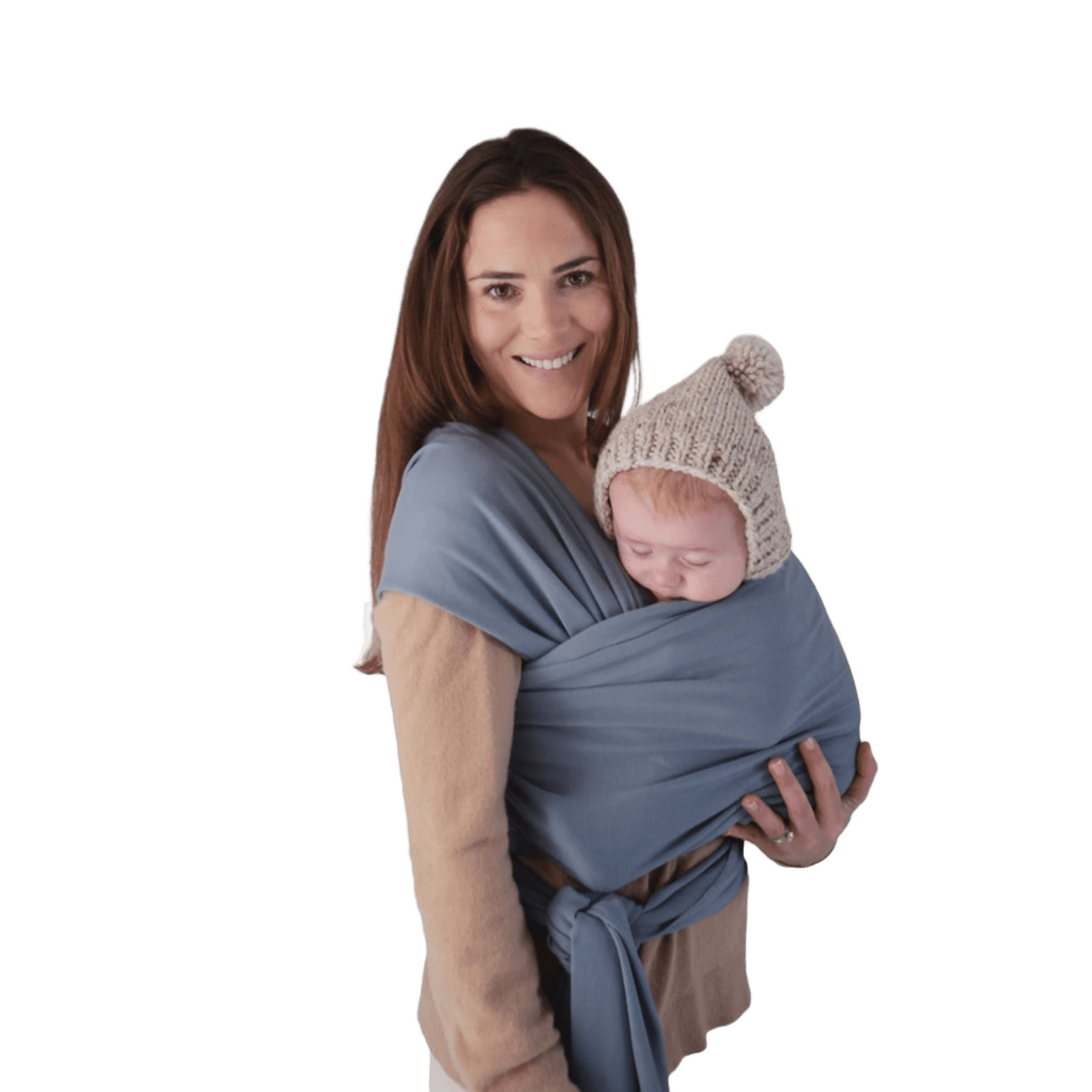 Mushie - Strollers & Baby Carriers - Baby Carrier Wrap - Tradewinds - Tummy Time