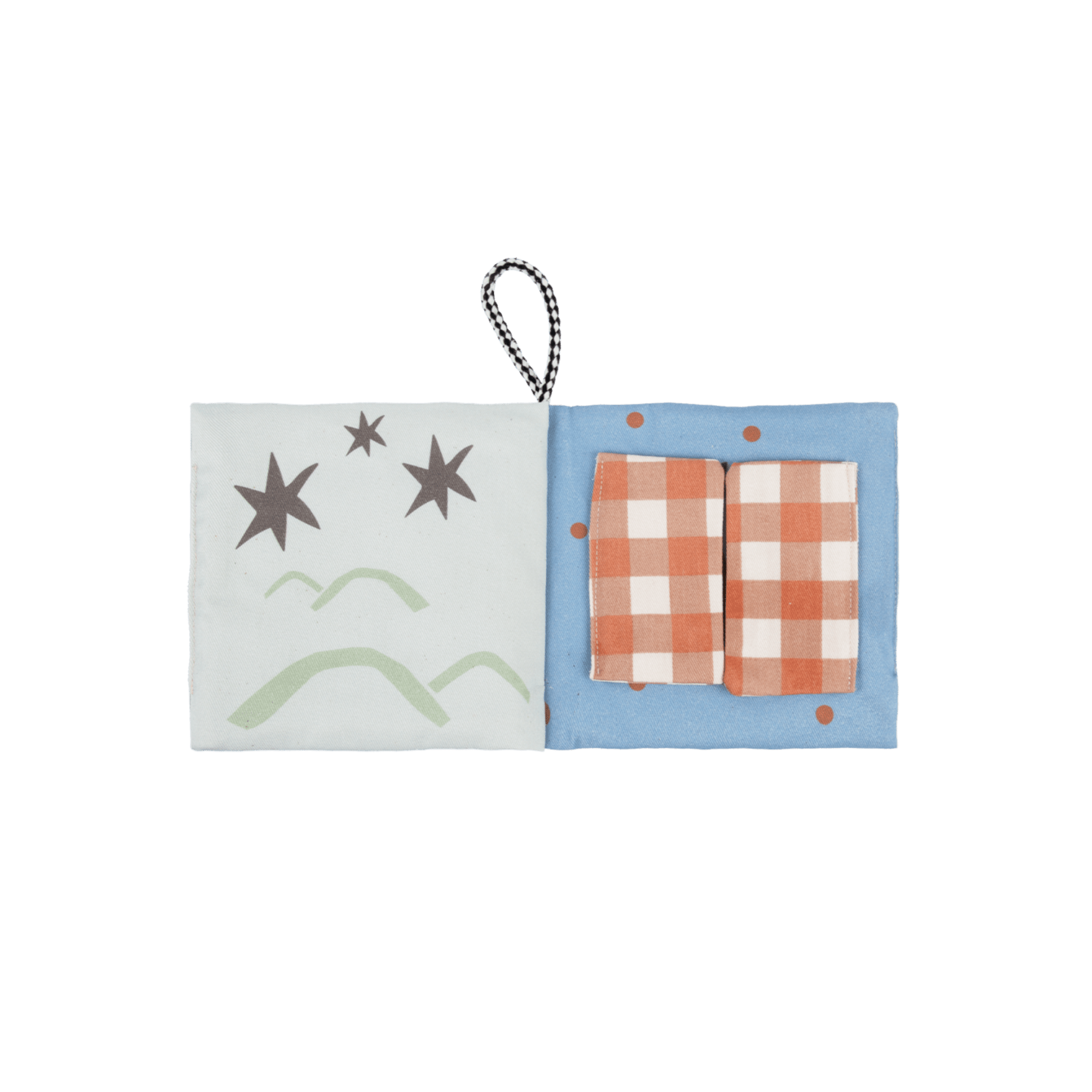 Nobodinoz - Books & Stationery - Baby Fabric Book Playground - Sweet Home - Tummy Time