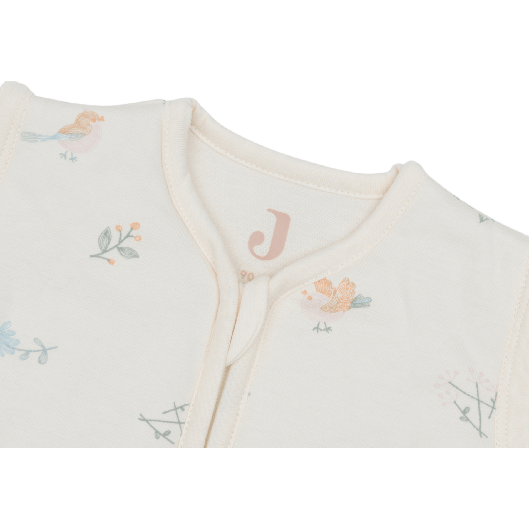 Jollein - Sleeping Bags, Blankets & Bed Bumpers - Baby Sleeping Bag with Removable Sleeves 110cm - Lovely Birds - Tummy Time