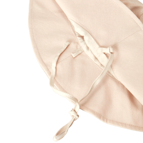 BabyMocs - Hats, Caps & Beanies - Linen Hat - Beige - Tummy Time