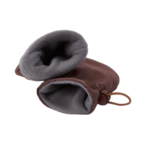 BabyMocs - Mittens, Gloves & Scarves - Pull - On Baby Mittens - Brown - Tummy Time
