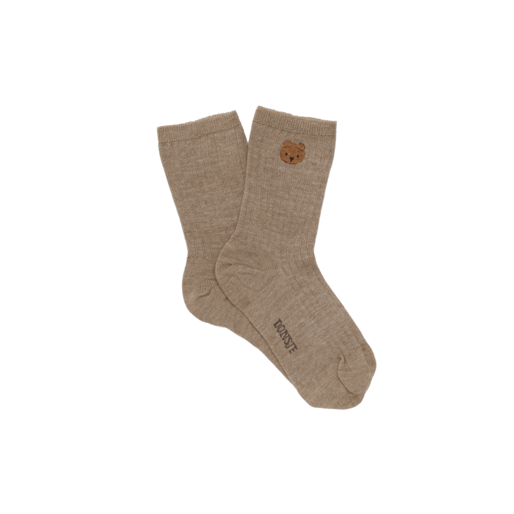 Donsje - Baby Socks & Underwear - Bell Socks Bear - Dusty Green - Tummy Time