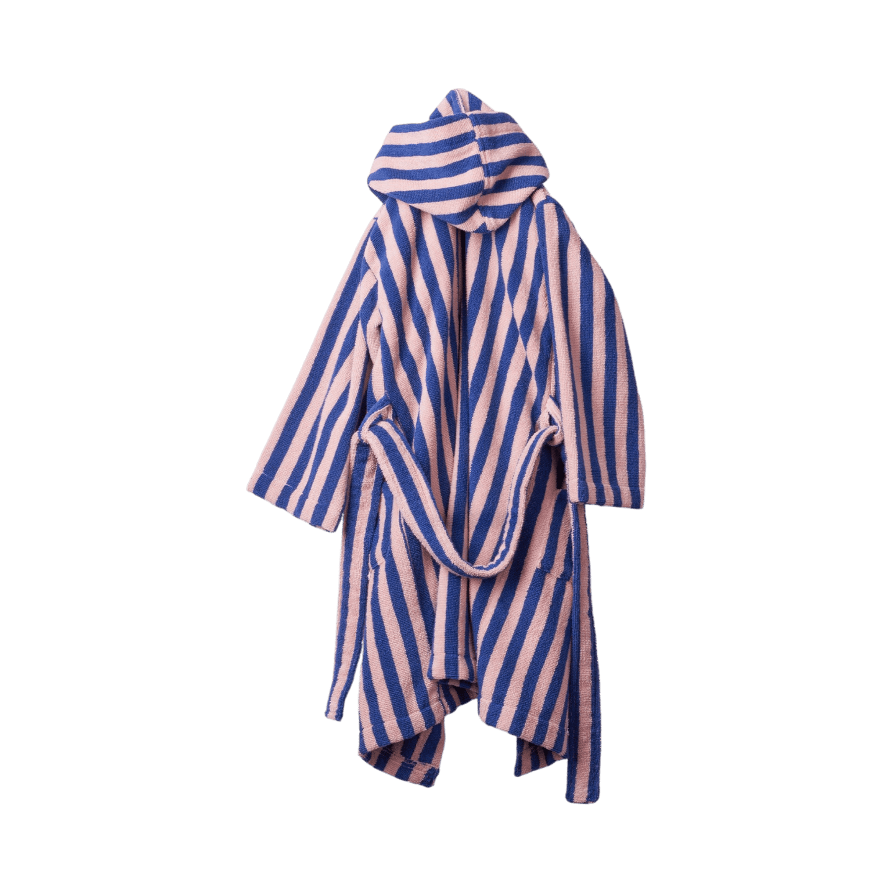 Bongusta - Towels & Washcloths - Naram Kids Bathrobe - Dazzling Blue & Rose - Tummy Time