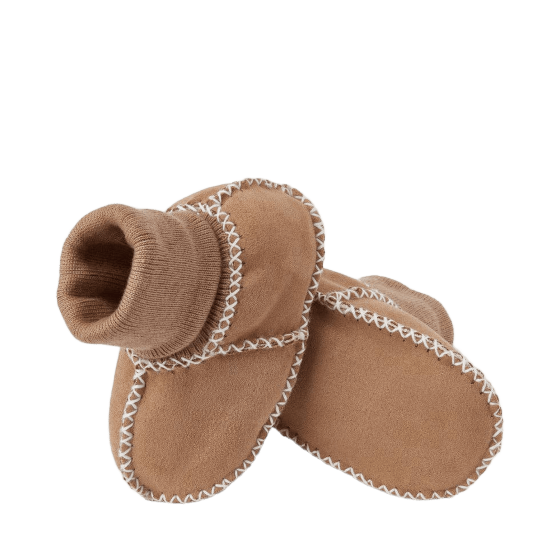 BabyMocs - Baby Footwear - Cosy Mocs - Brown - Tummy Time