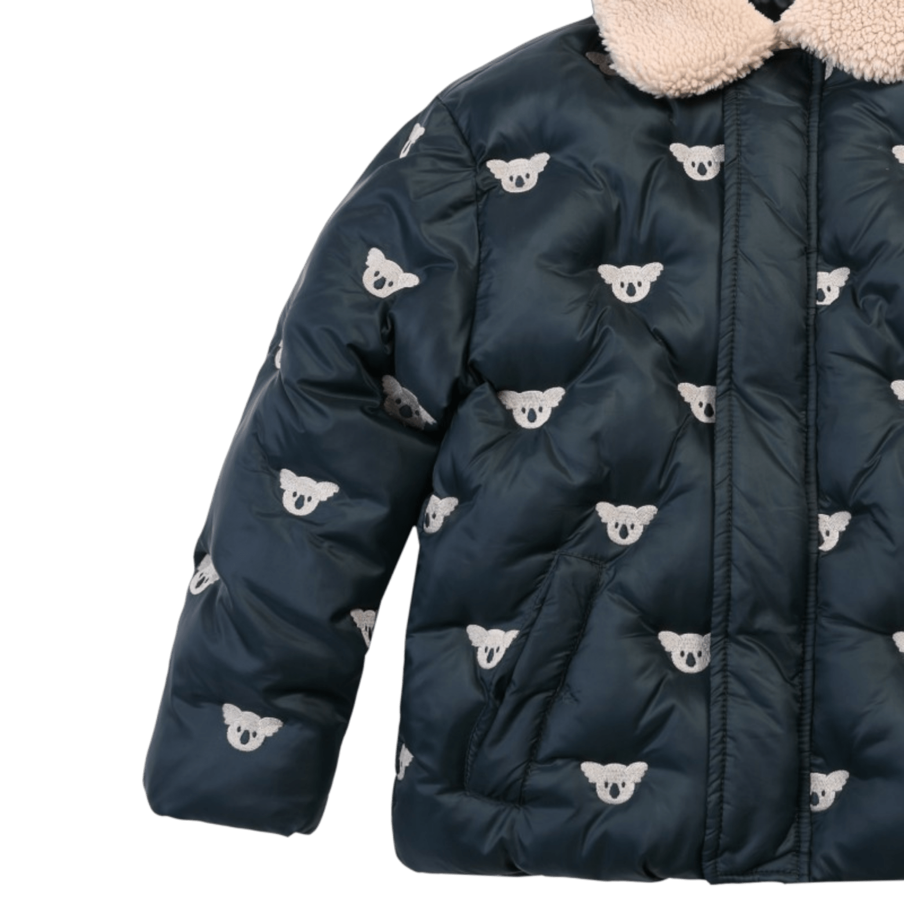 Donsje - Baby Jackets & Outerwear - Florus Jacket Koalas - Blue Marine - Tummy Time