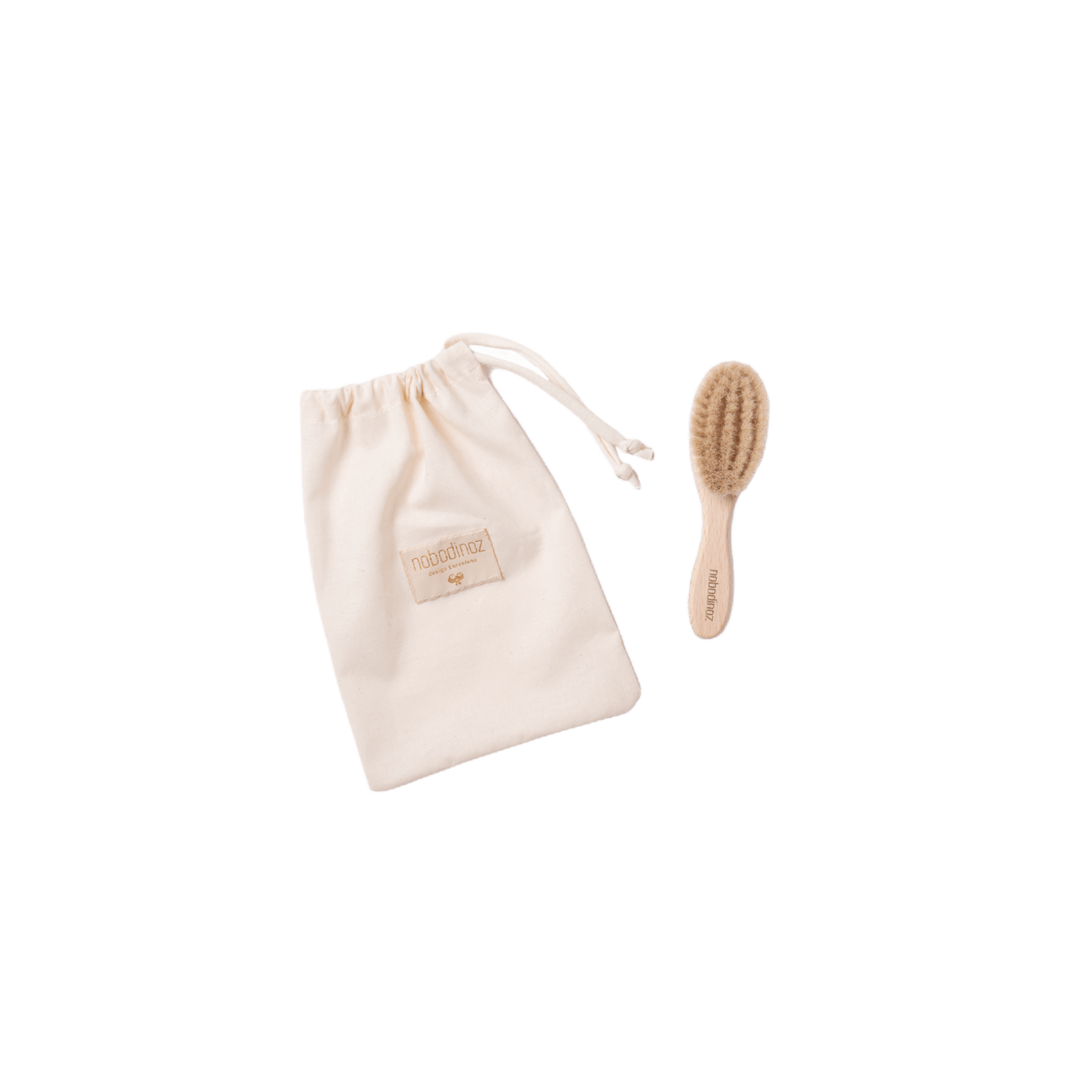 Nobodinoz - Body & Hair Care - Extra Soft Baby Brush - Tummy Time