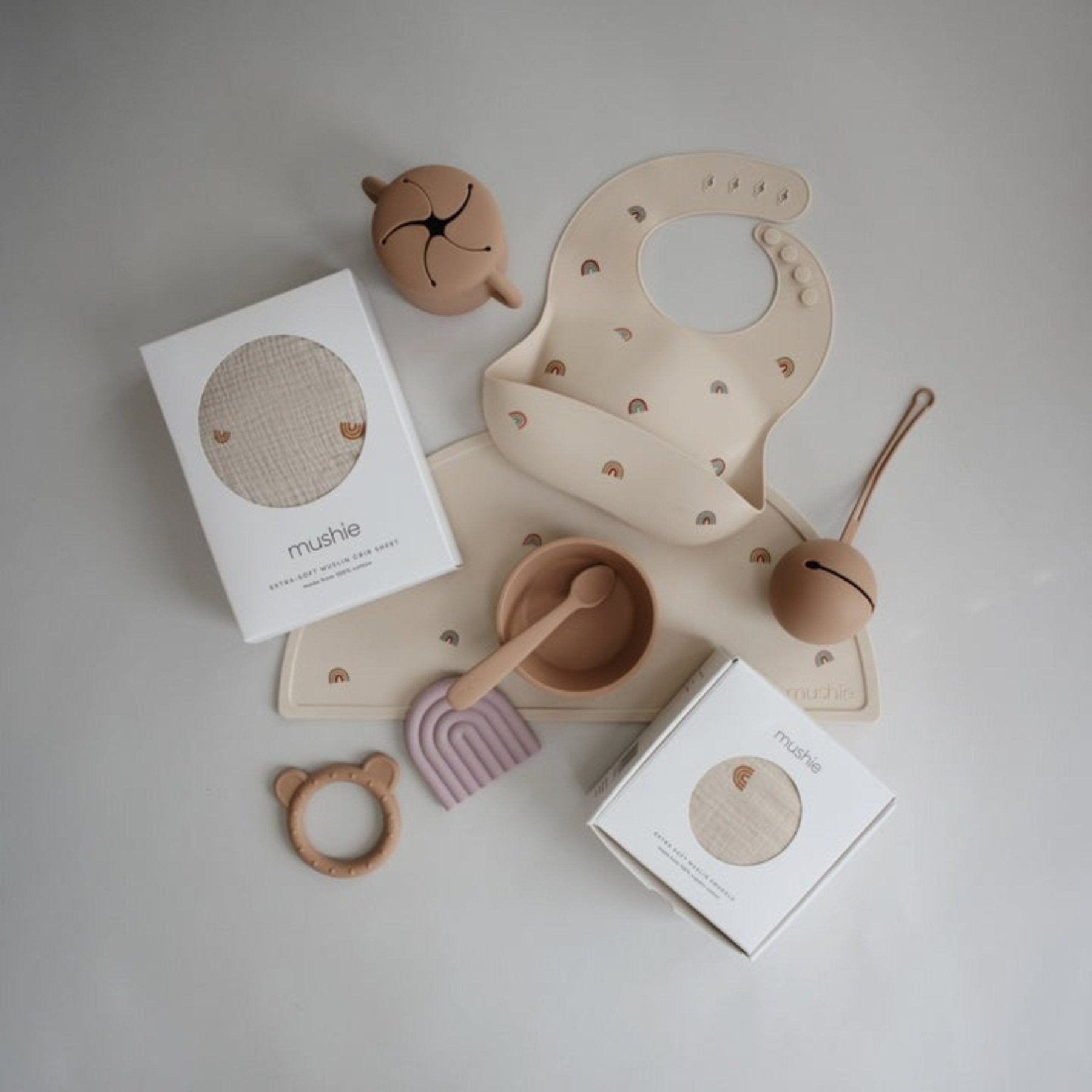 Mushie - Bed & Bedding - Extra Soft Muslin Crib Sheet - Tummy Time