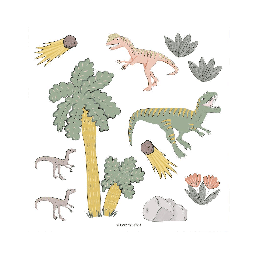 Ferflex - Baby & Kids Puzzles - Magnetic Game - Dinosaurs - Tummy Time