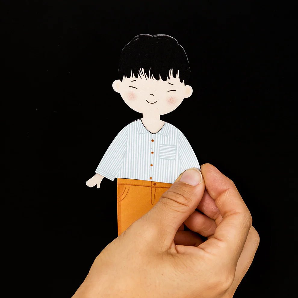 Ferflex - Educational Games - Magnetic Game - Dress - up Silhouettes for Boys - Tummy Time