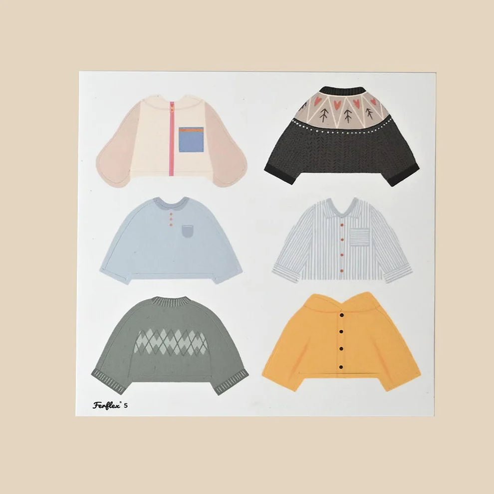 Ferflex - Educational Games - Magnetic Game - Dress - up Silhouettes for Boys - Tummy Time
