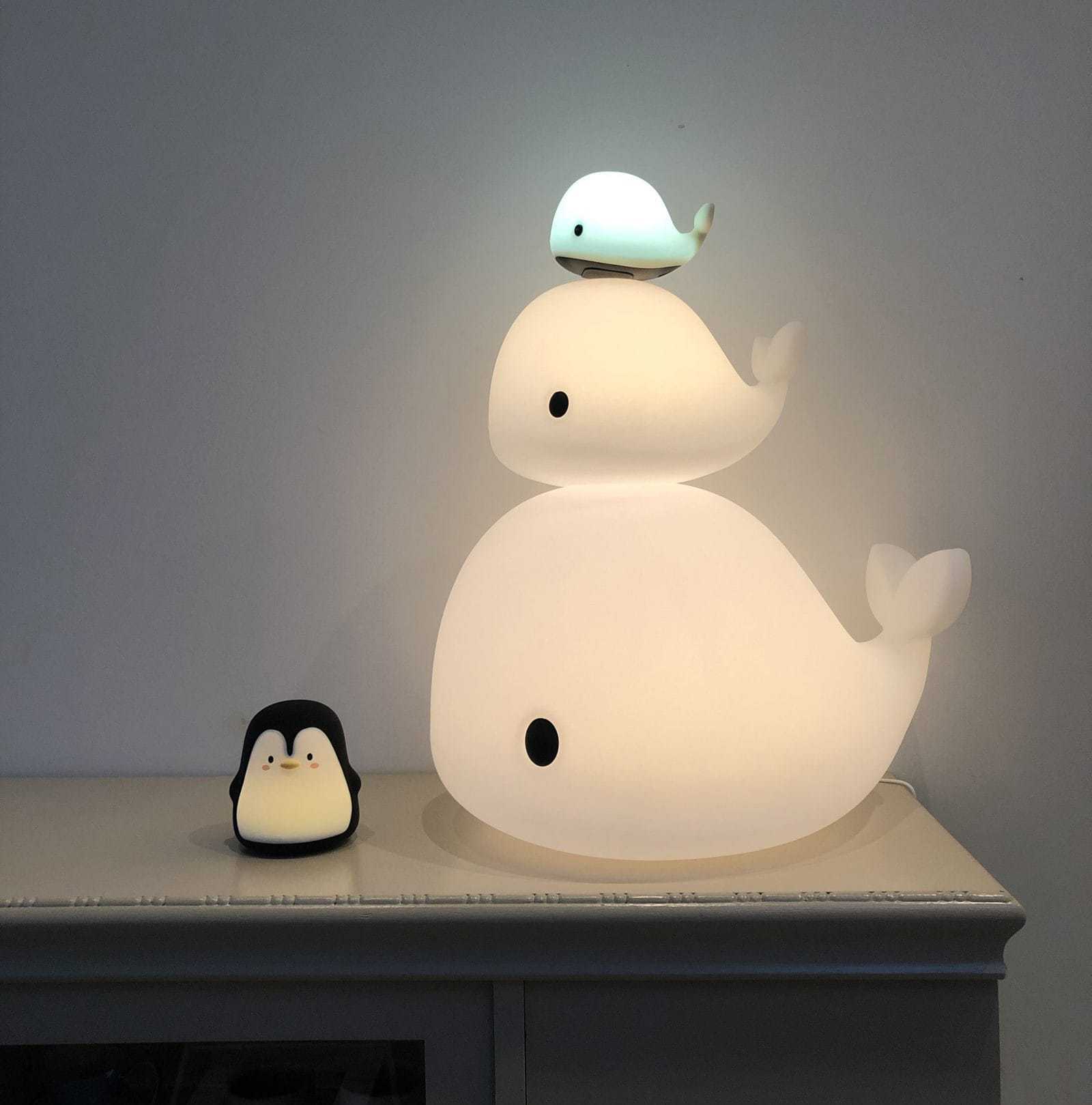 Filibabba - Baby & Kids Lighting - LED Light - Christian the Whale - 60cm - Tummy Time