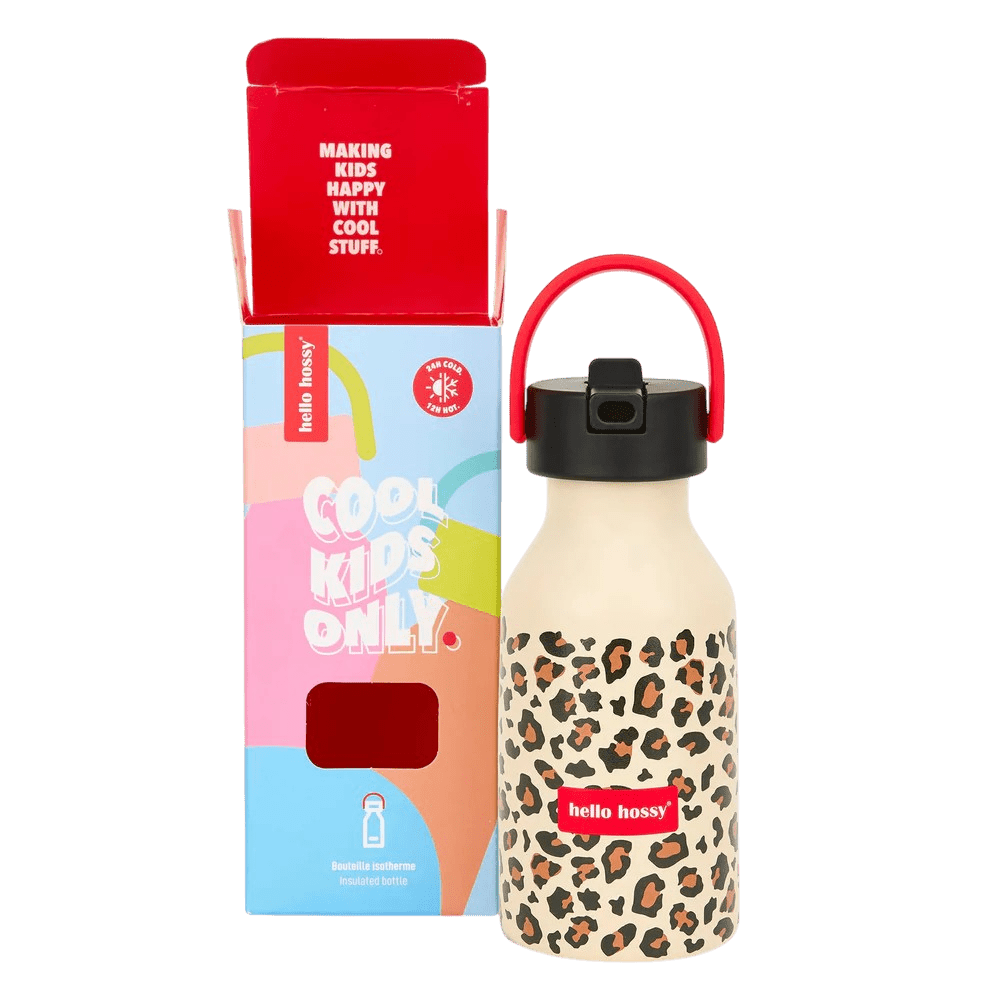 Hello Hossy - Baby Bottles & Accessories - Leopard Water Bottle - Leopard - Tummy Time
