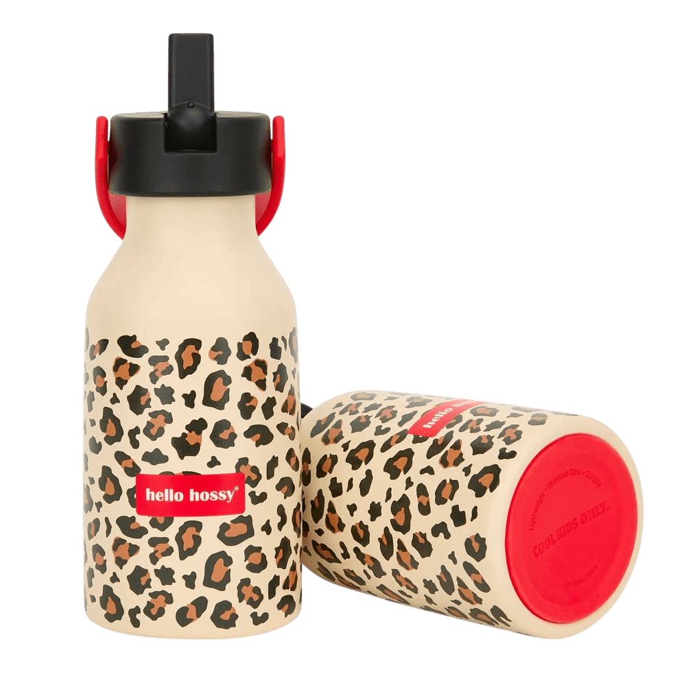 Hello Hossy - Baby Bottles & Accessories - Leopard Water Bottle - Leopard - Tummy Time