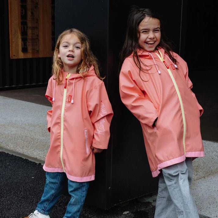 Hello Hossy - Baby Jackets & Outerwear - Raincoat - Pink - Tummy Time