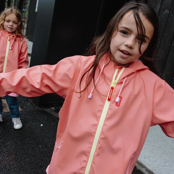 Hello Hossy - Baby Jackets & Outerwear - Raincoat - Pink - Tummy Time