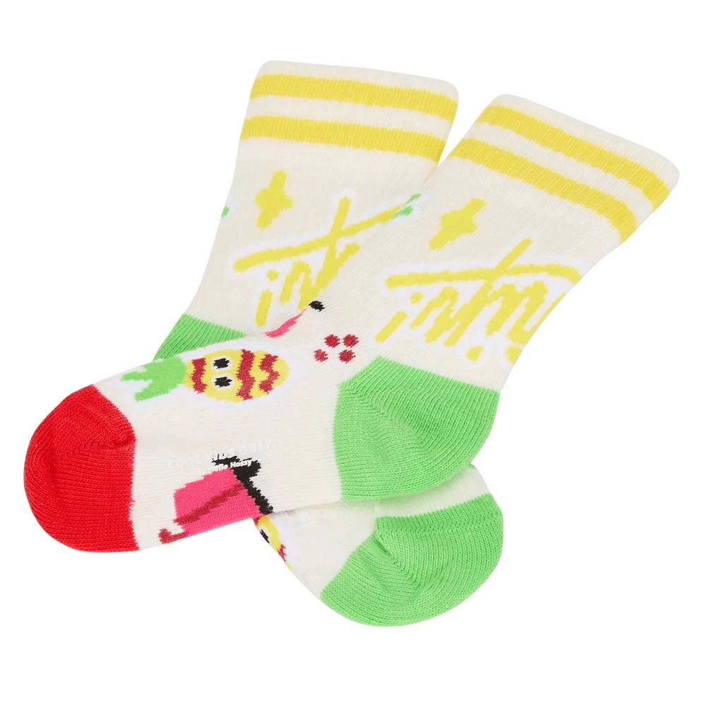 Hello Hossy - Baby Socks & Underwear - Cool Trip Socks - Camel / Beige / Green - Tummy Time