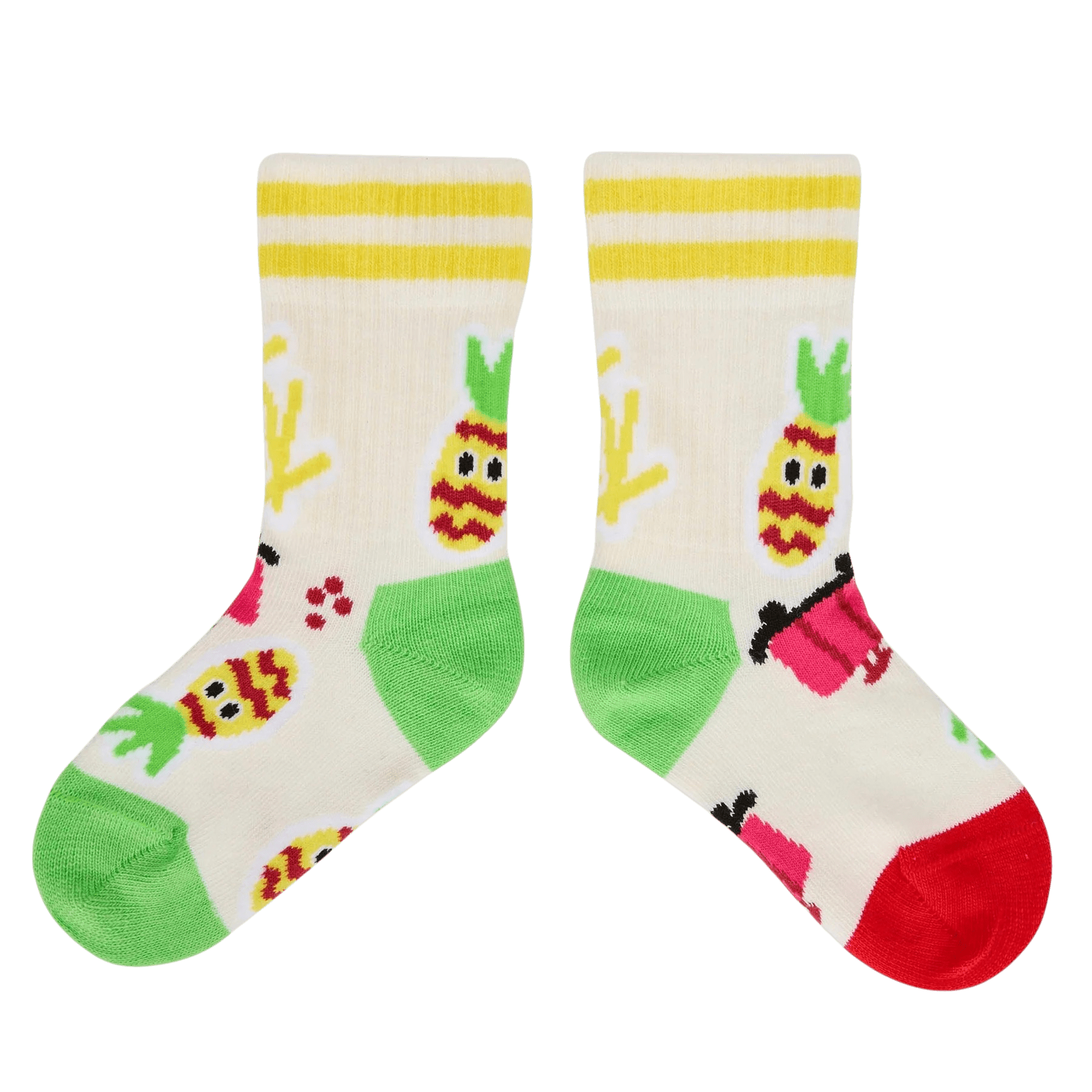 Hello Hossy - Baby Socks & Underwear - Cool Trip Socks - Camel / Beige / Green - Tummy Time