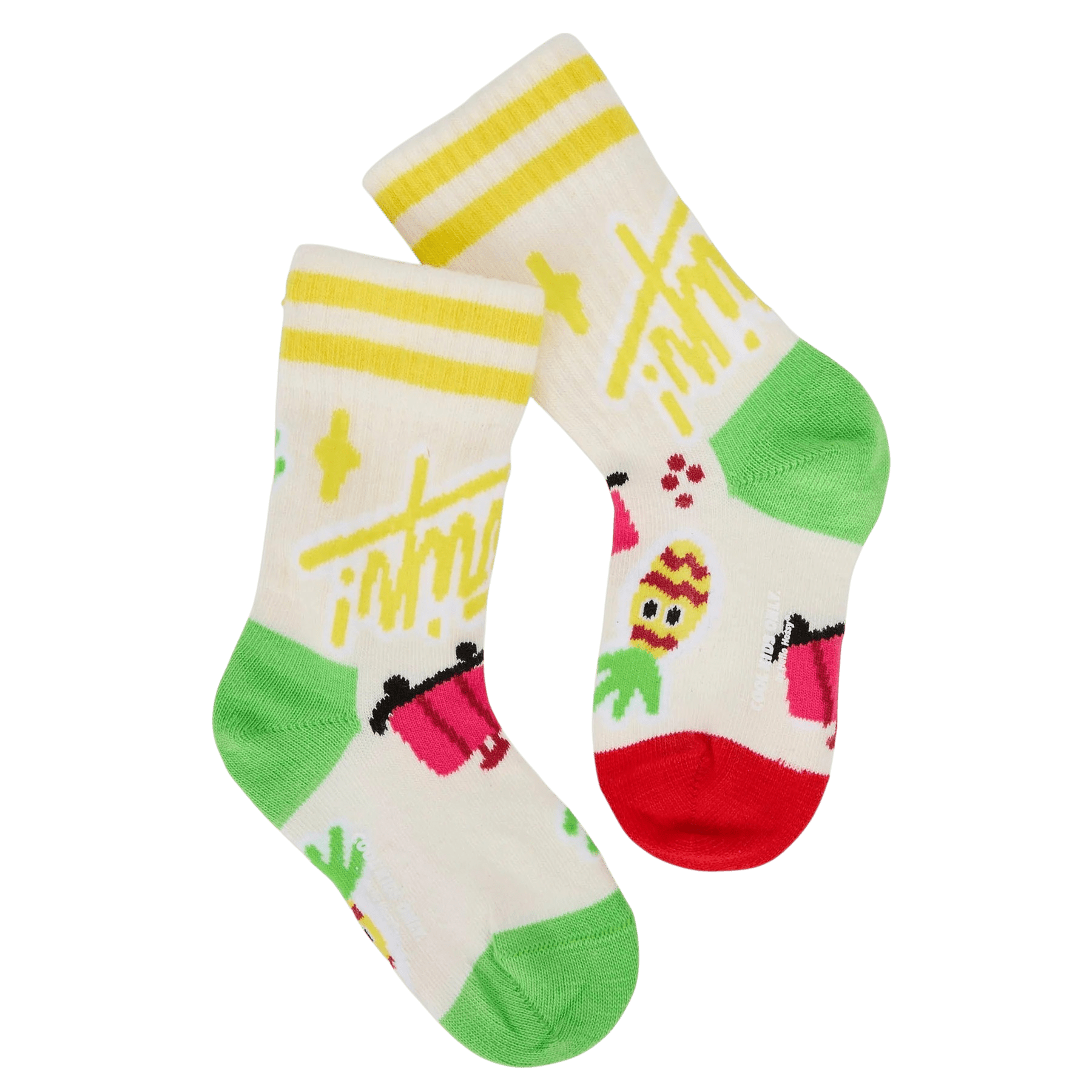 Hello Hossy - Baby Socks & Underwear - Cool Trip Socks - Camel / Beige / Green - Tummy Time