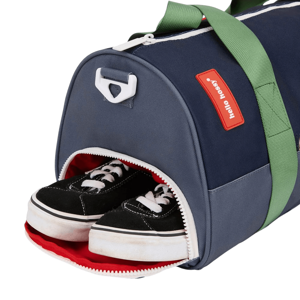 Hello Hossy - Bags & School Bags - Mini Marine Sports Bag - Blue / Green / Brown / Yellow - Tummy Time