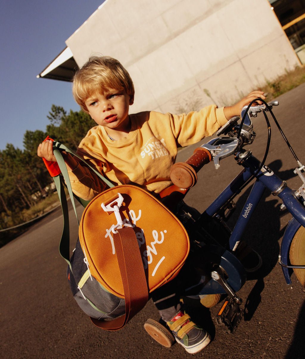 Hello Hossy - Bags & School Bags - Mini Marine Sports Bag - Blue / Green / Brown / Yellow - Tummy Time