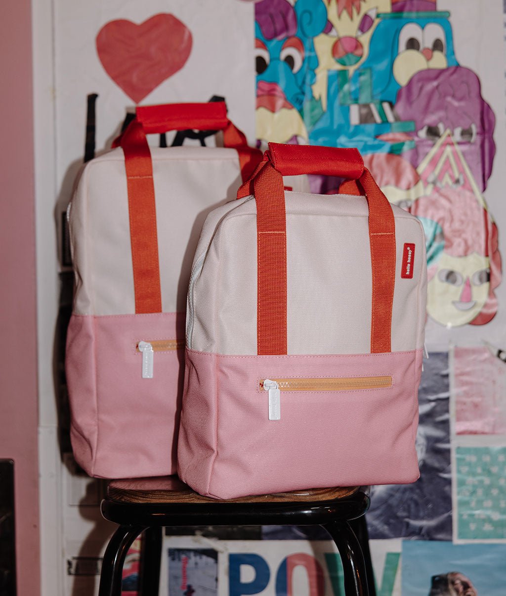 Hello Hossy - Bags & School Bags - Mini Primrose Bag - Pink / Red - Tummy Time