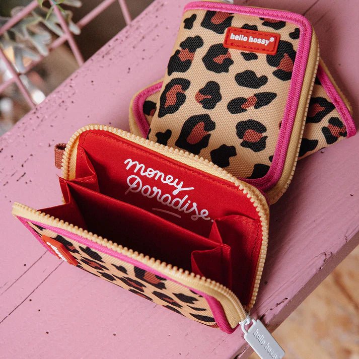 Hello Hossy - Kids Small Accessories - Wallet - Leopard - Tummy Time
