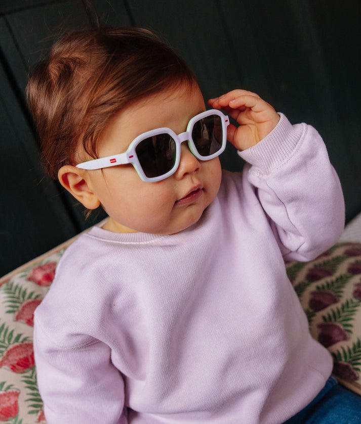 Hello Hossy - Sunglasses - Hossy Stella Sunglasses - Purple/Green - Tummy Time