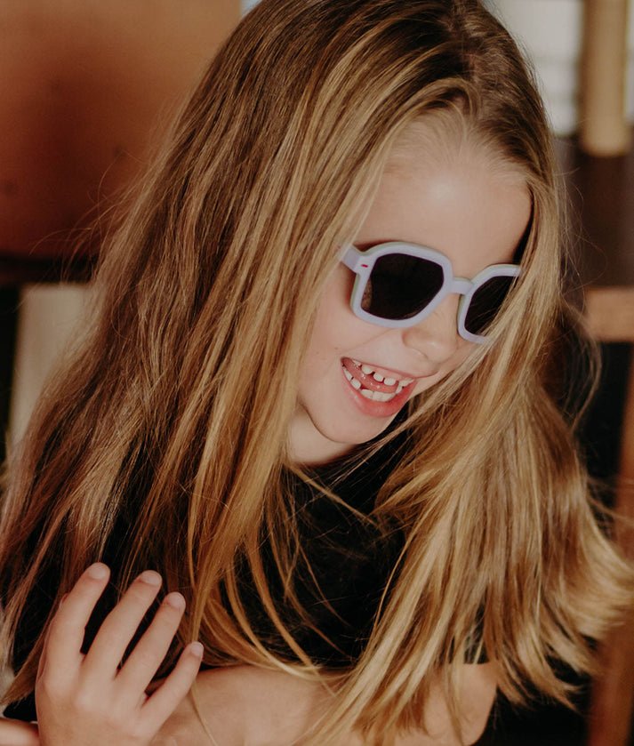 Hello Hossy - Sunglasses - Hossy Stella Sunglasses - Purple/Green - Tummy Time