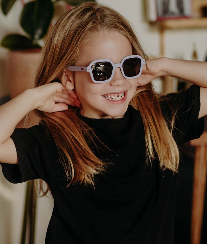 Hello Hossy - Sunglasses - Hossy Stella Sunglasses - Purple/Green - Tummy Time