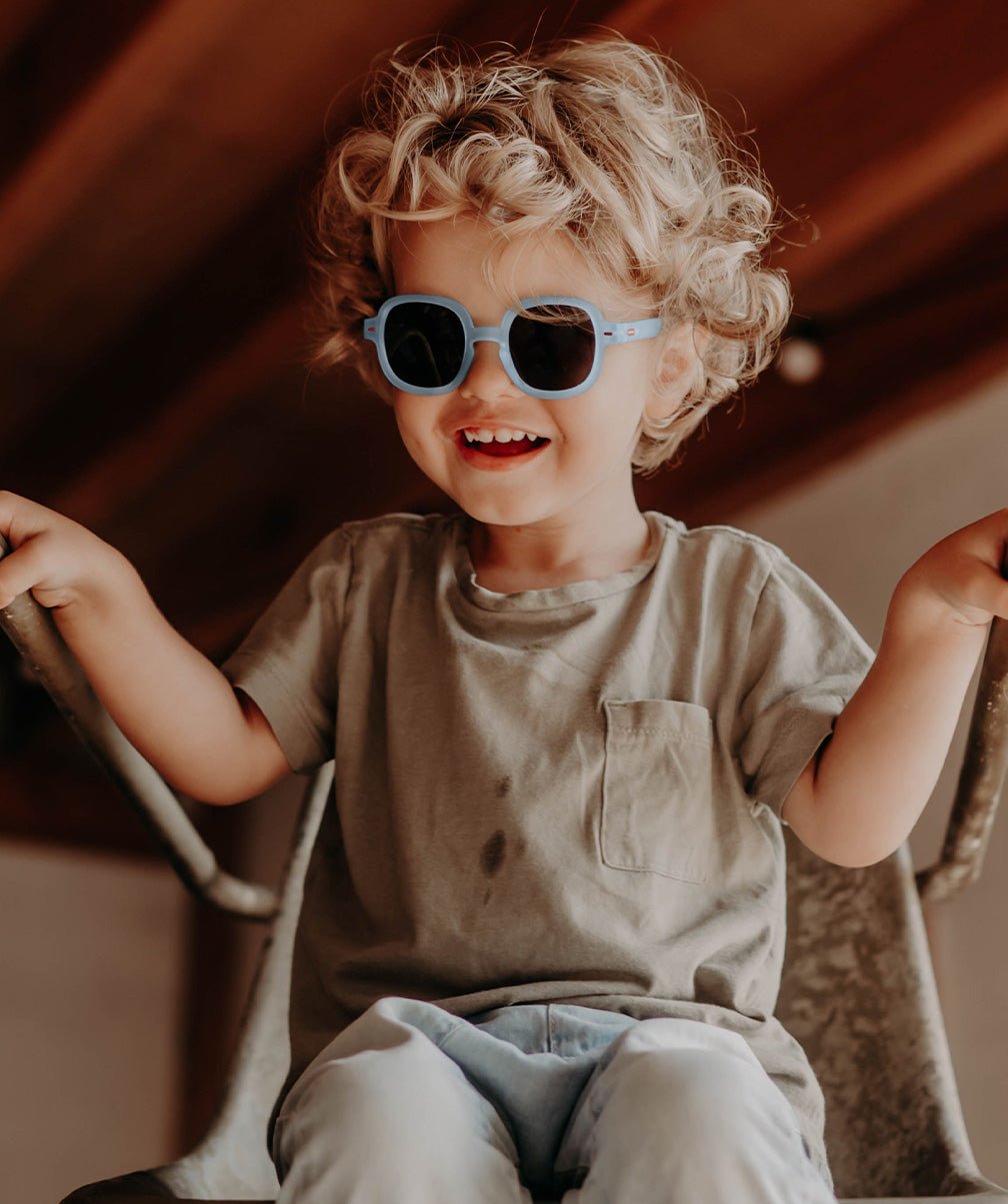 Hello Hossy - Sunglasses - Koody Sky Sunglasses - Light Blue - Tummy Time